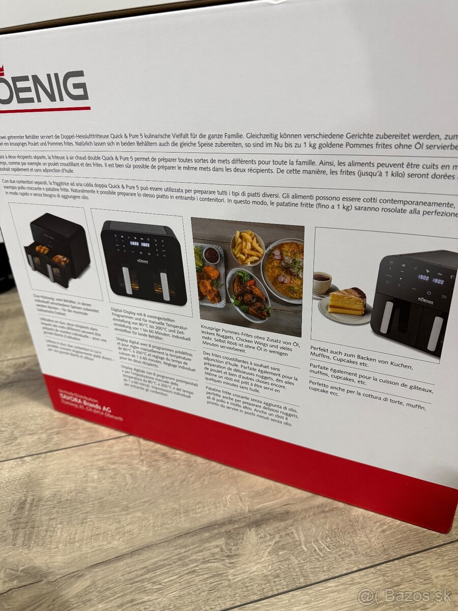 Teplovzdušná fritéza - Köenig - 3