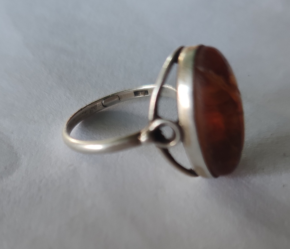 retro strieborný prsteň 2 - 3