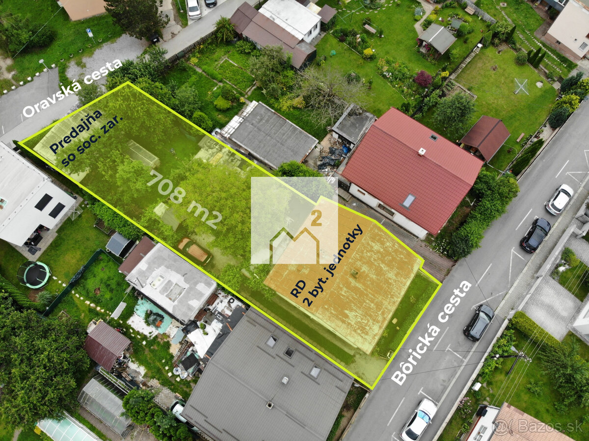 RD s dvomi bytmi a predajňou | Bôrik | 708 m2 - 3