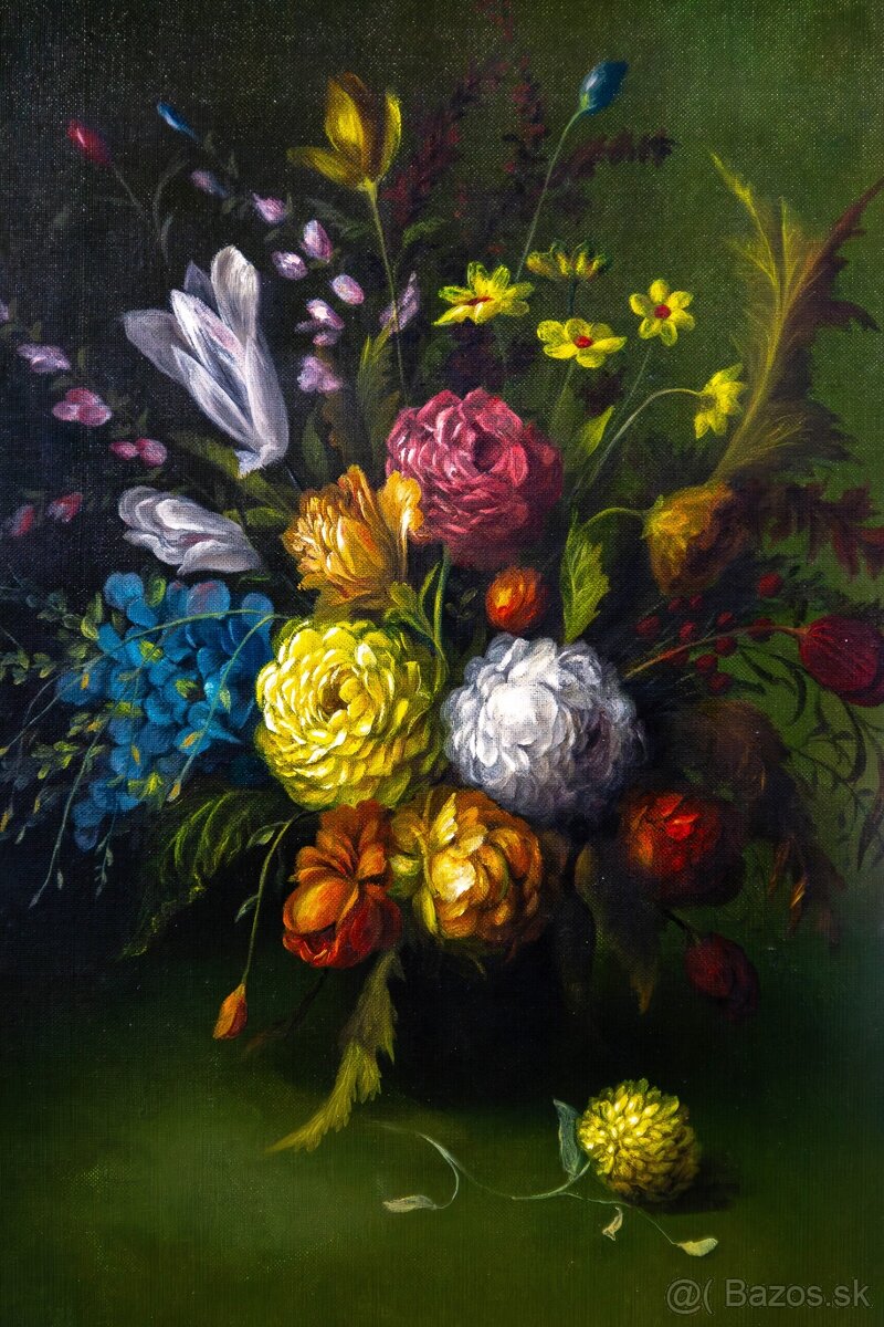 Kvetena. , N.Sherif, olej na plátne, 720 × 630 mm - 3