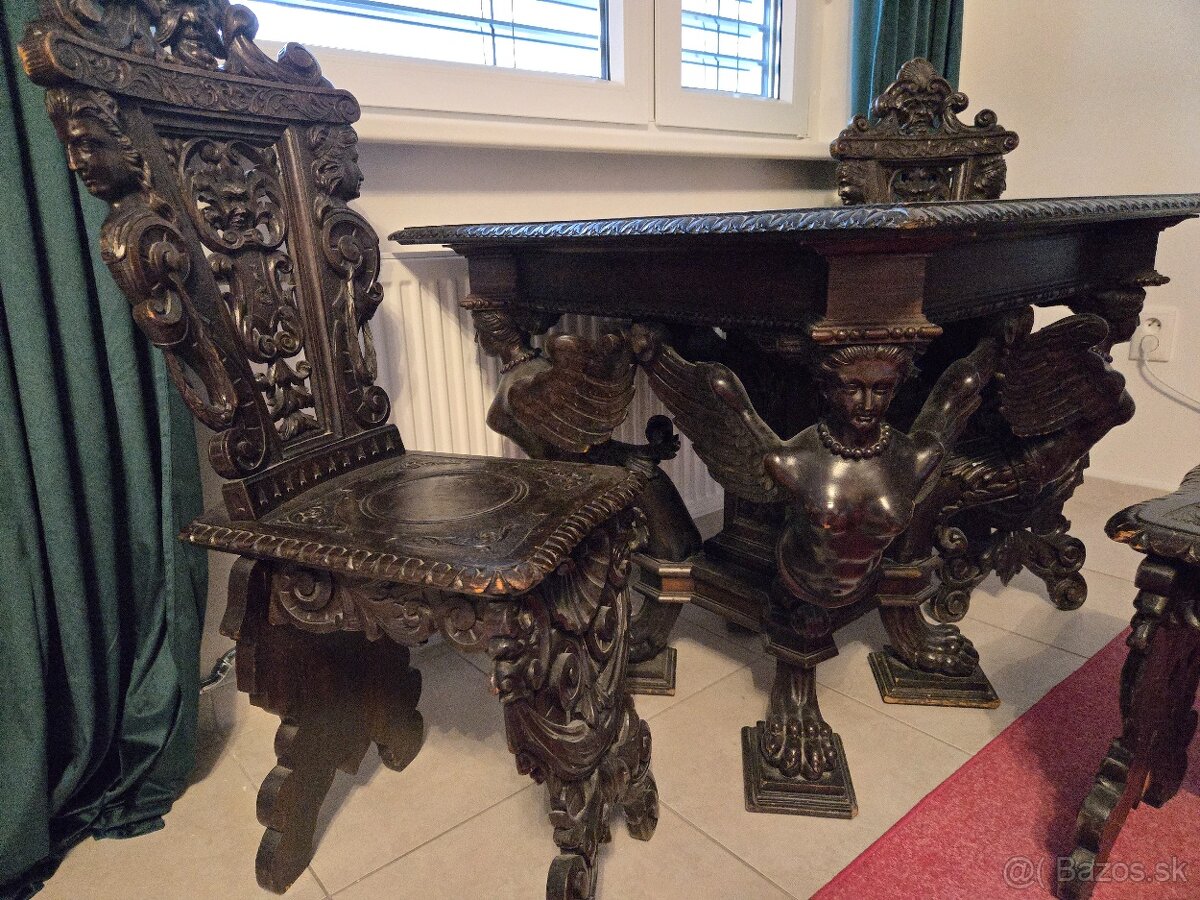 Monumentálna historická jedálenská zostava - 3