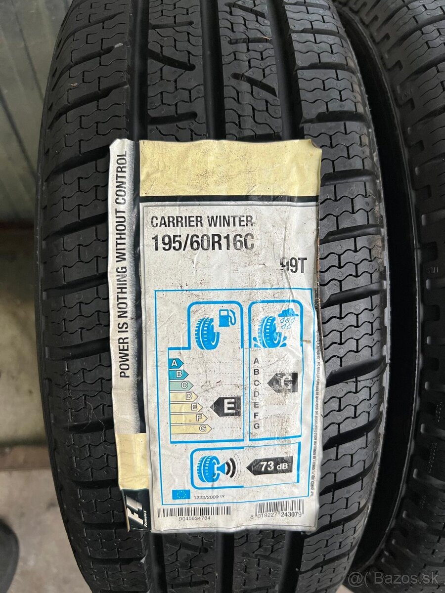 Zimne pneumatiky pirelli 195/60R16C - 3