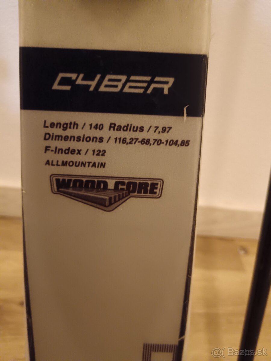 Lyže head 140cm s palicami - 3