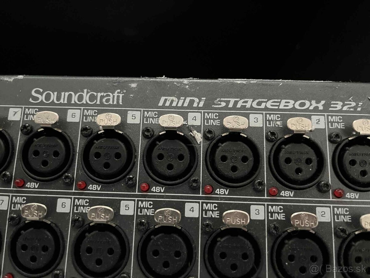 Predám Ministagebox Soundcraft 32i - 3