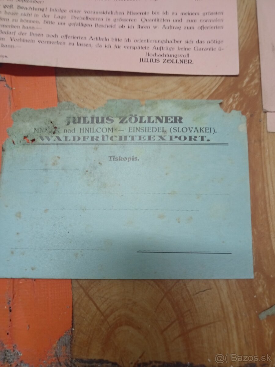 Maďar.kralovska pošta tiskopis - 3