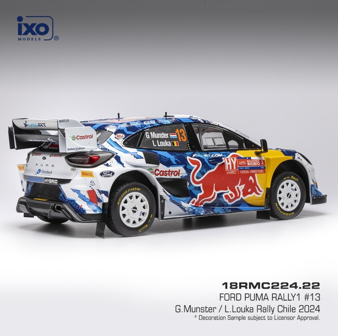 Modely Ford Puma Rally1 1:18 IXO - 3