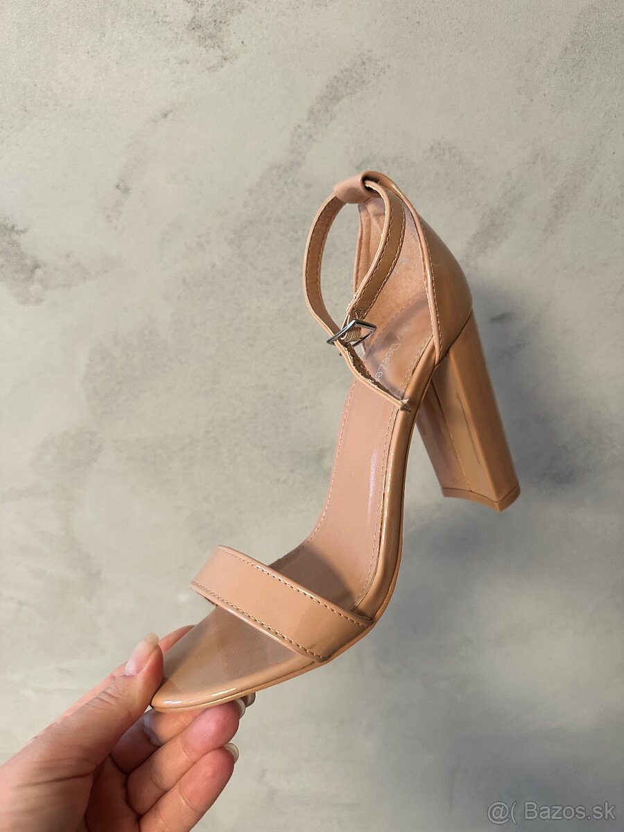 bezove sandalky (38) - 3
