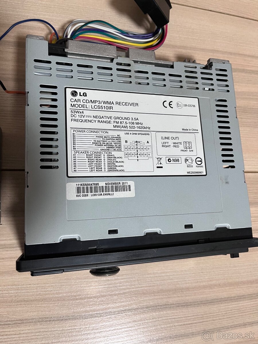 Predám autorádio LG LCS510IR - 3