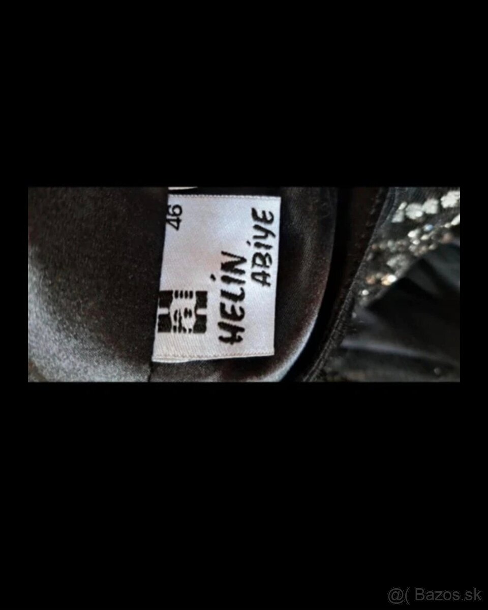 Spoločenské šaty čierne - 3