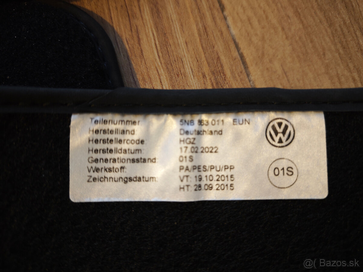 Original rohoze VW Tiguan (nepouzite) - 3