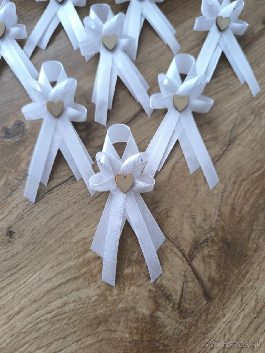 Svadobné pierka biele - 3