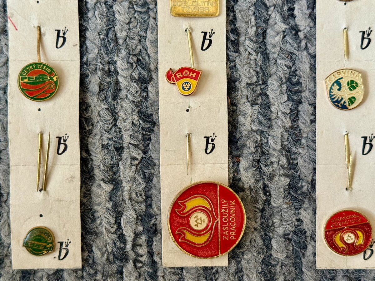 Odznaky a plaketa socializmus - rôzne - 16ks - 3