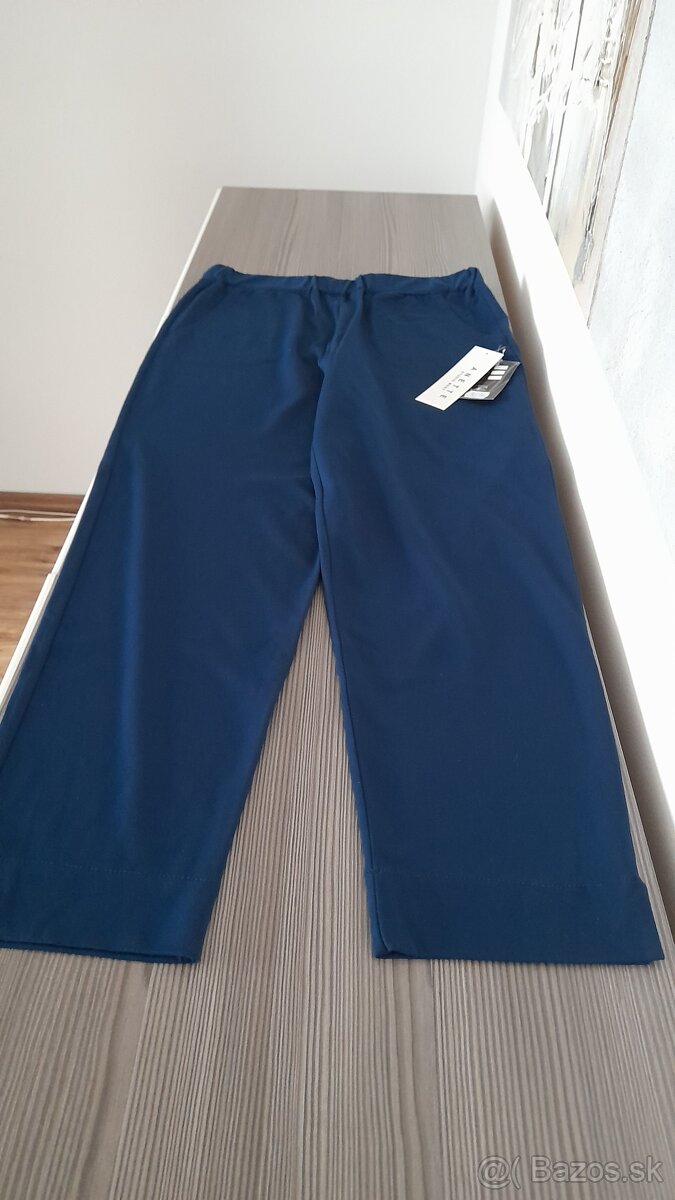 Dámske nohavice tmavomodré S - 3