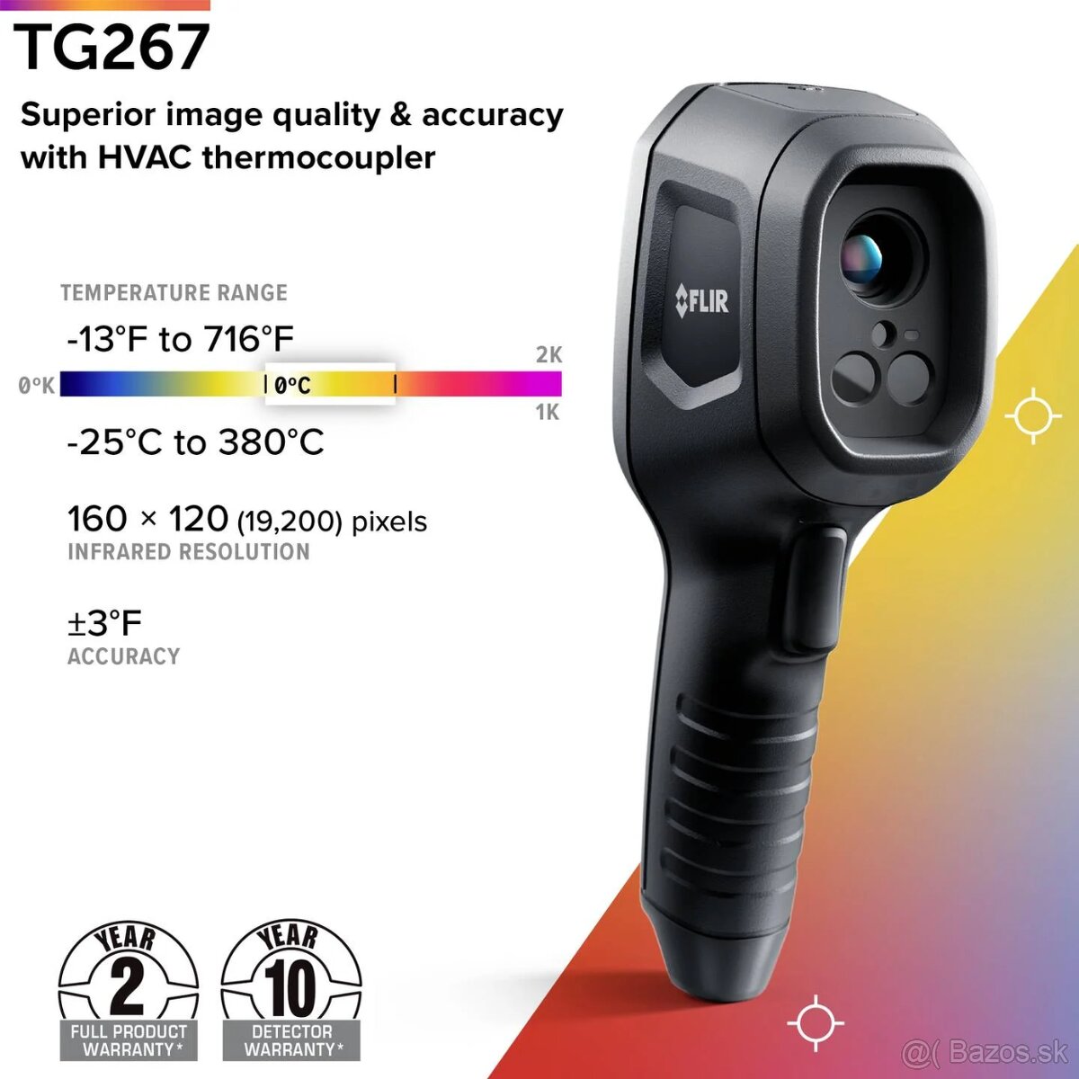 FLIR TG267 termálna kamera - 3