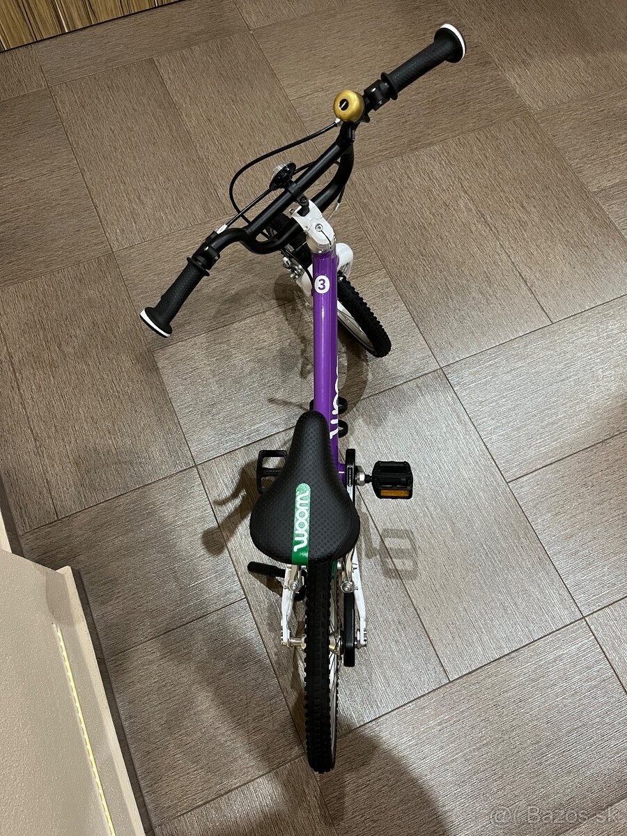 Detský bicykel Woom 3 fialový - 3