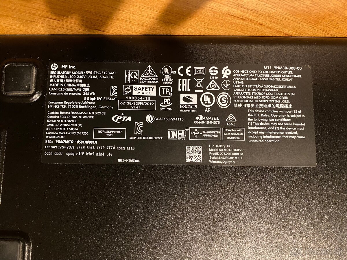 PC HP intel i5 geforce 1650 16gb ram - 3