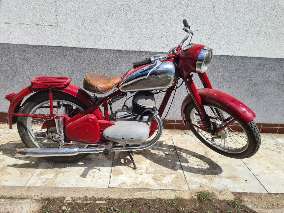 Jawa Perák 350/18 s TP a ŠPZ - 3