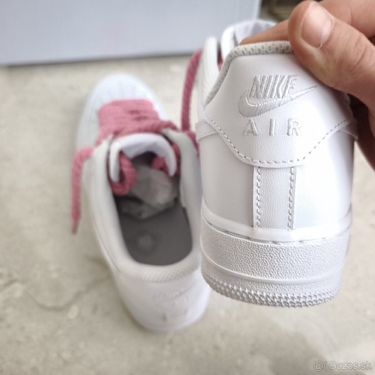 Custom AF1 Pink Rope Laces - 3