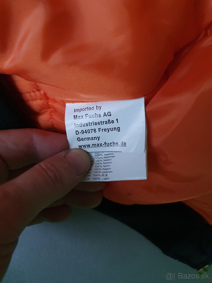 MFH US Flight Jacket, MA1, black - 3