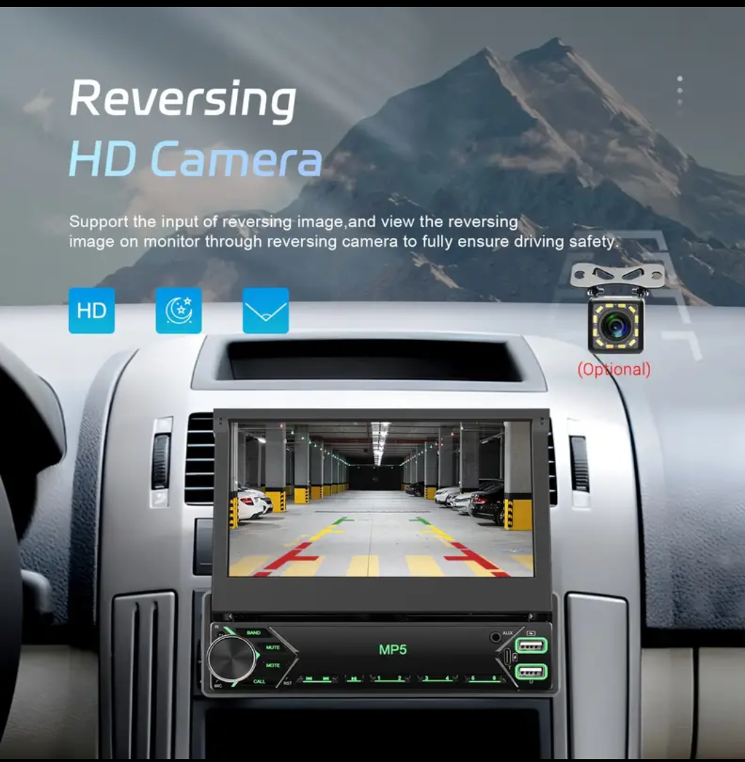 Autórádio s vysúvacím 7 " dotykovým displayom - 3