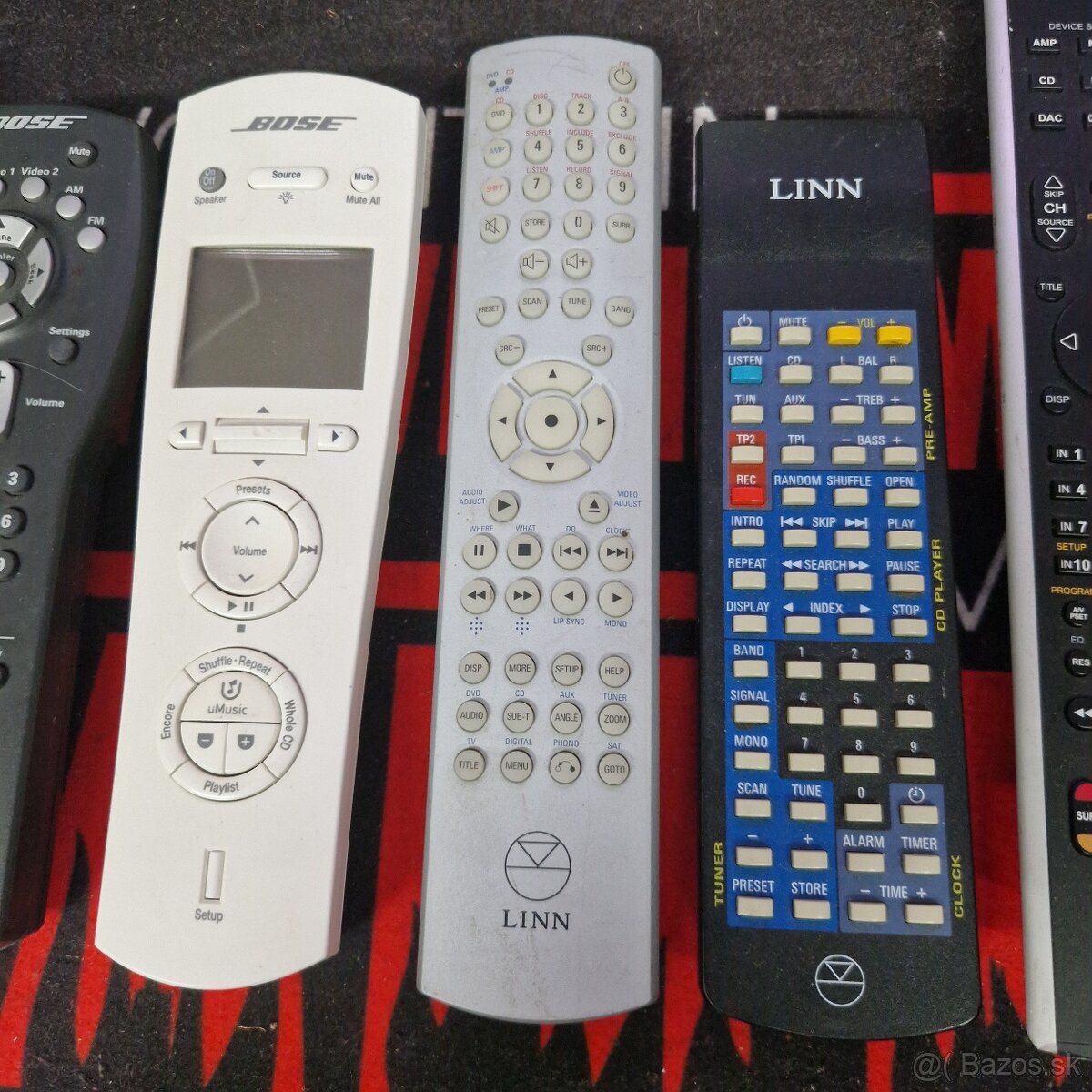 BOSE,LINN,NAD,CAMBRIDGE AUDIO...dialkové ovládače...cena za - 3
