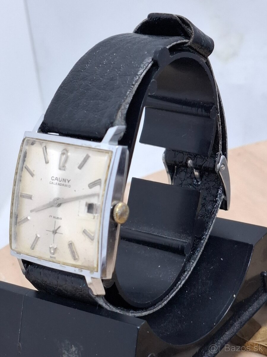 Predám funkčné Pánske náramkové hodinky CAUNY Calendario 17 - 3