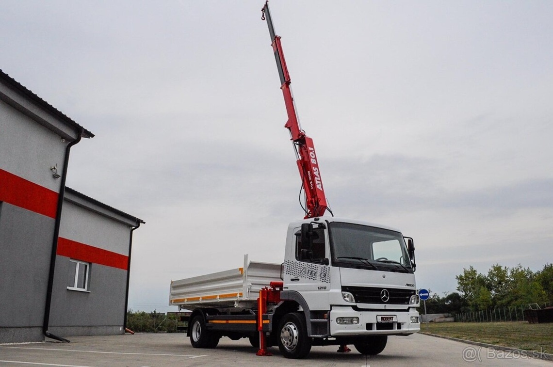 TROJSTRANNÝ SKLÁPAČ + HYDRAULICKÁ RUKA MERCEDES ATEGO 1218 - 3