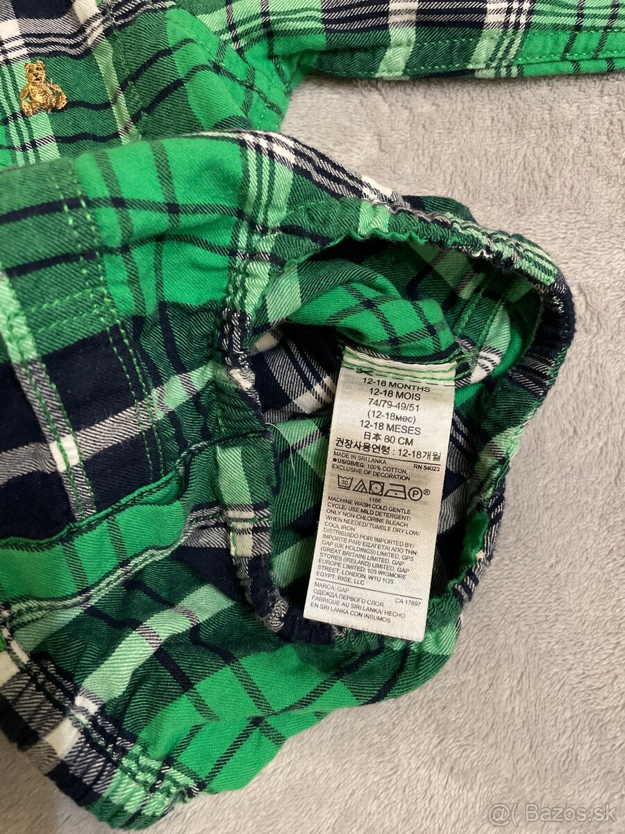 Košeľa detská GAP 12-18 - 3