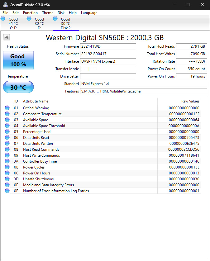 SanDisk Extreme Portable SSD 2TB - 3