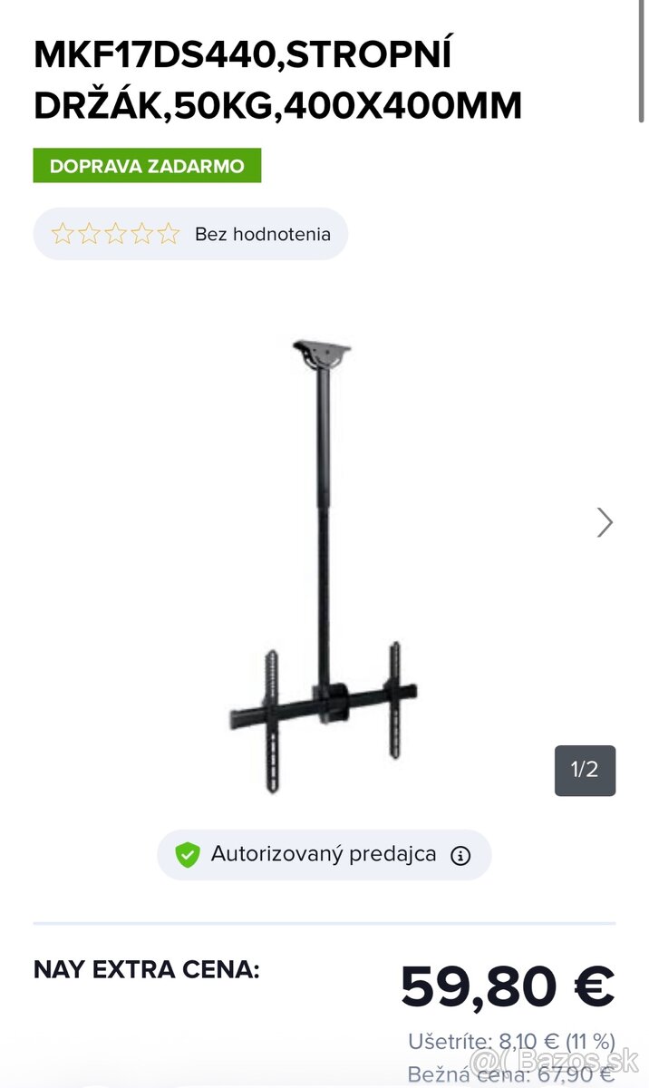 TV držiak stropný - 3