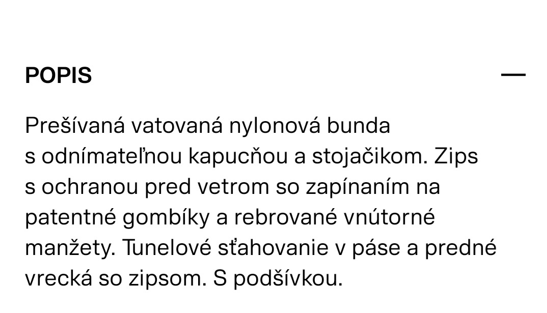 zimná bunda H&M - 3