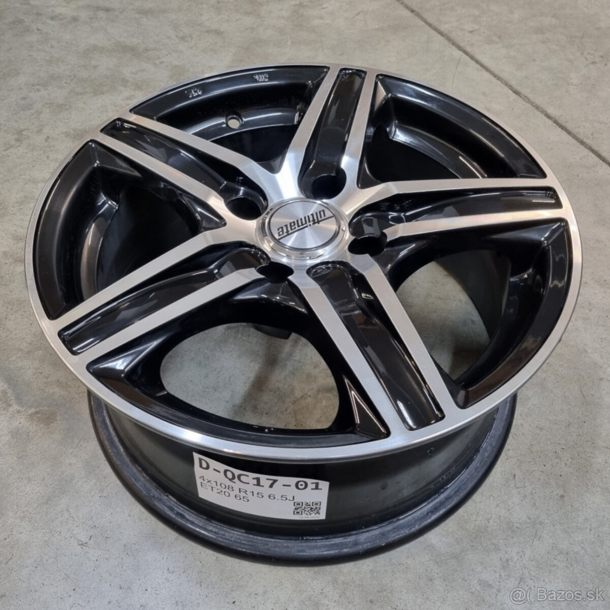 Hliníkové disky 4x108 R15 6,5J ET20 - 3