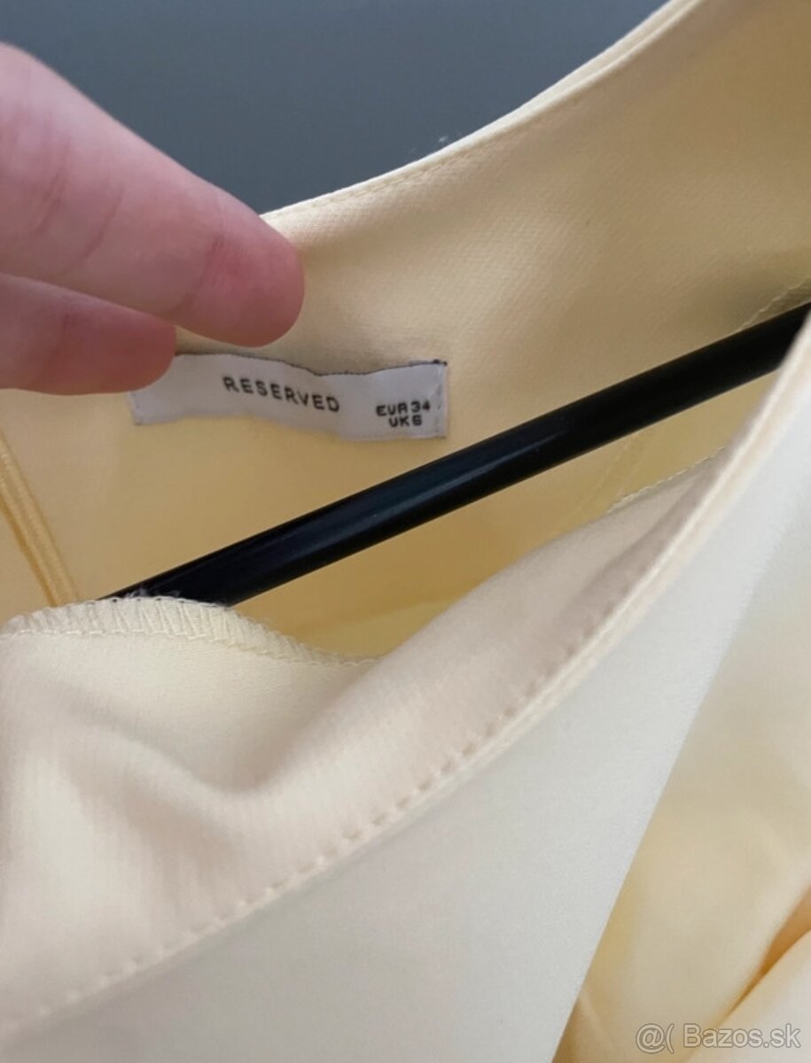 Elegantne žlté saty - 3