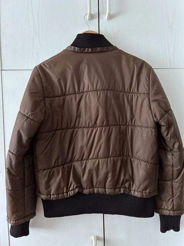 Dámska hnedá bunda - 3