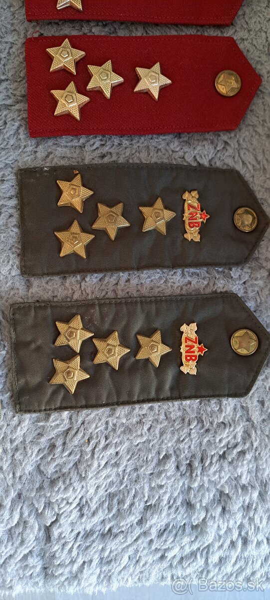 Výložky VB ,ZNB strážmajsterské predané - 3