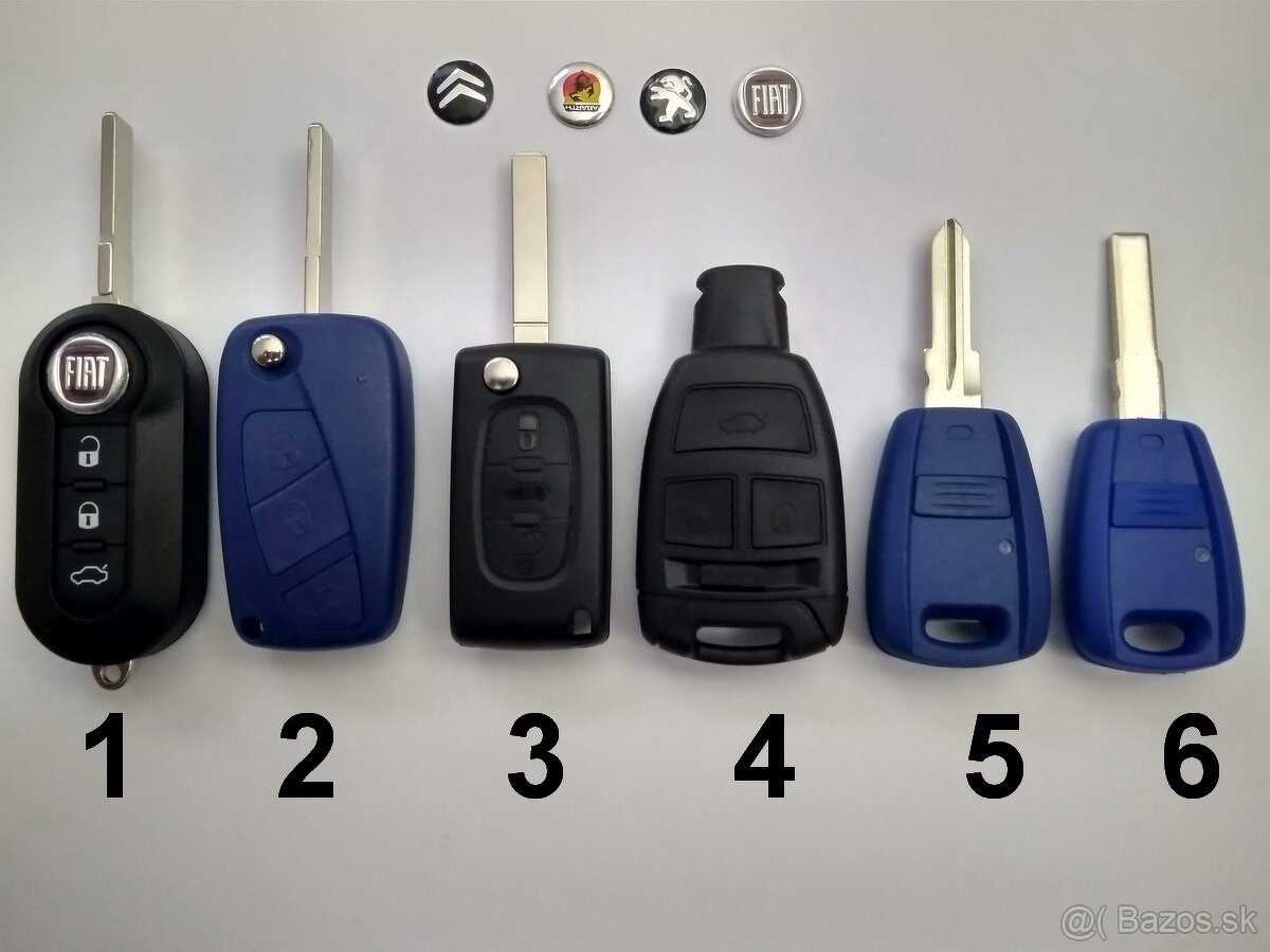 Fiat Ducato doblo scudo autokľuč obal kluča - 3