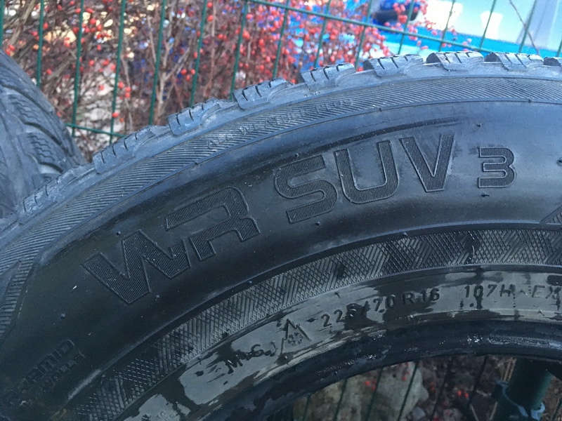 nokian wr suv3 225/70 r16 - 3