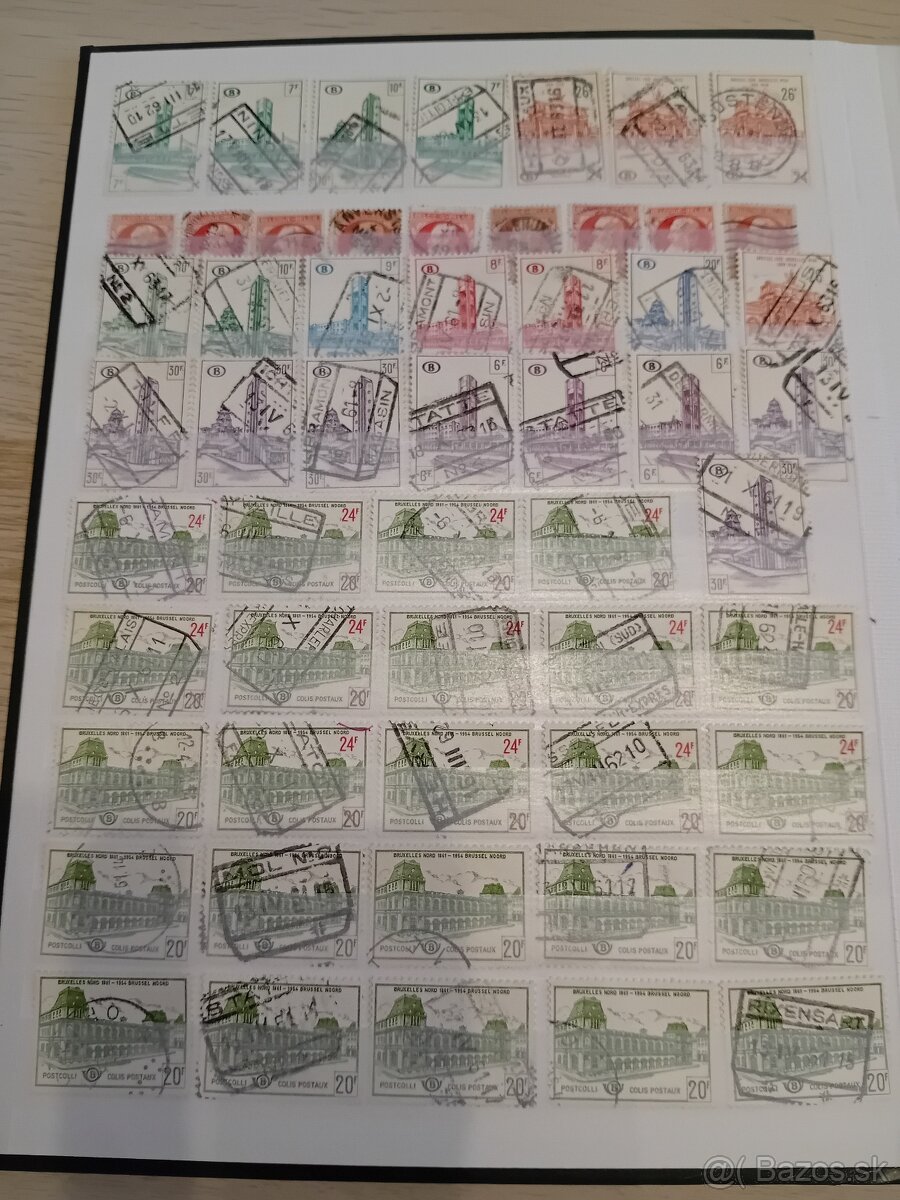 Známky Belgicko v albume - 3