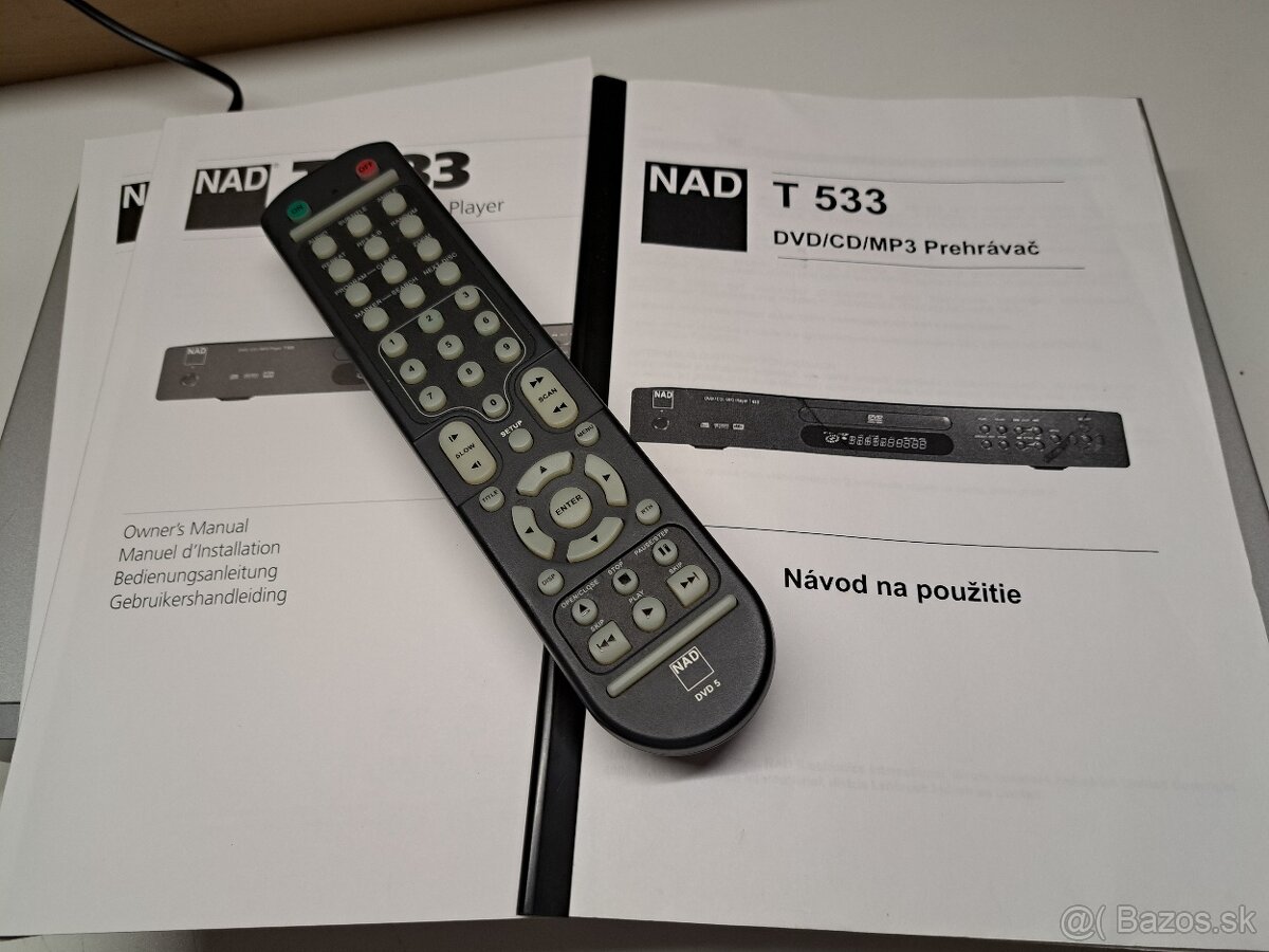 CD/DVD prehrávač NAD T533 - 3