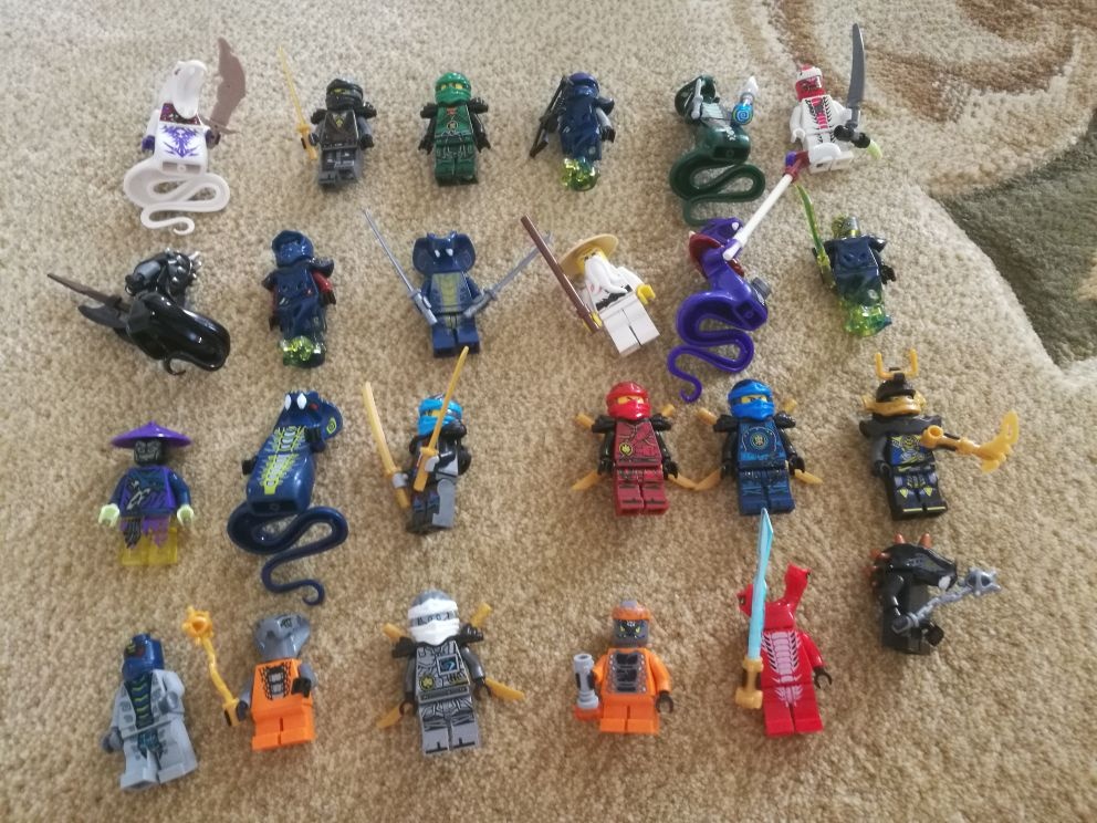 NINJAGO sada 24 ks postaviciek+zbrane - 3