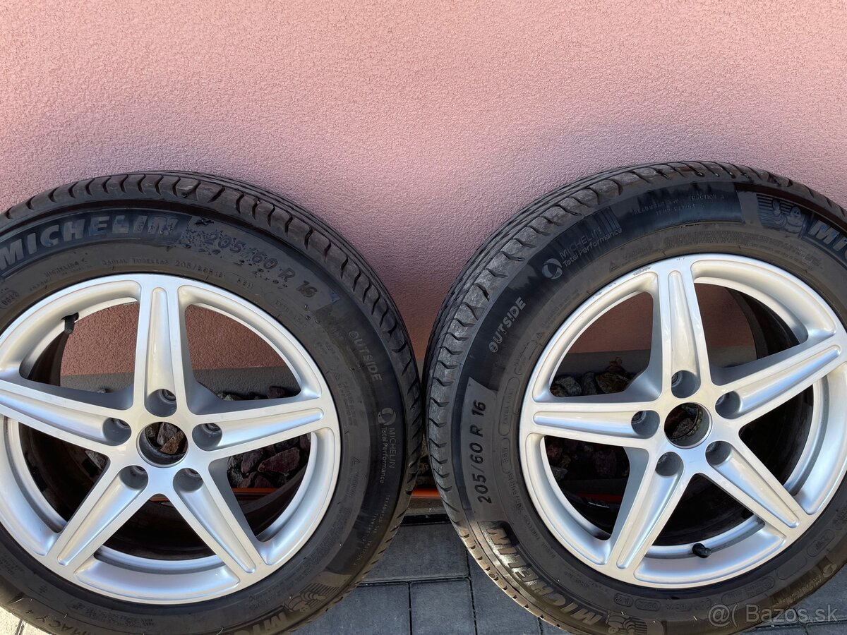 Elektriny originál Audi R16 + letné pneumatiky - 3