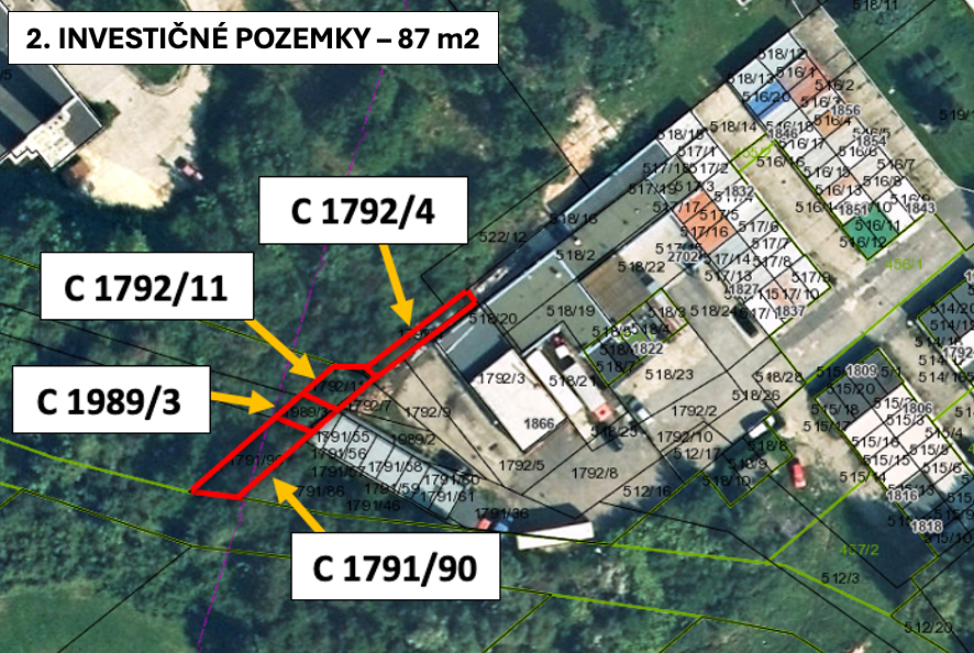 Žiar nad Hronom – 1.730 m2 INVESTIČNÉ POZEMKY – PREDAJ - 3