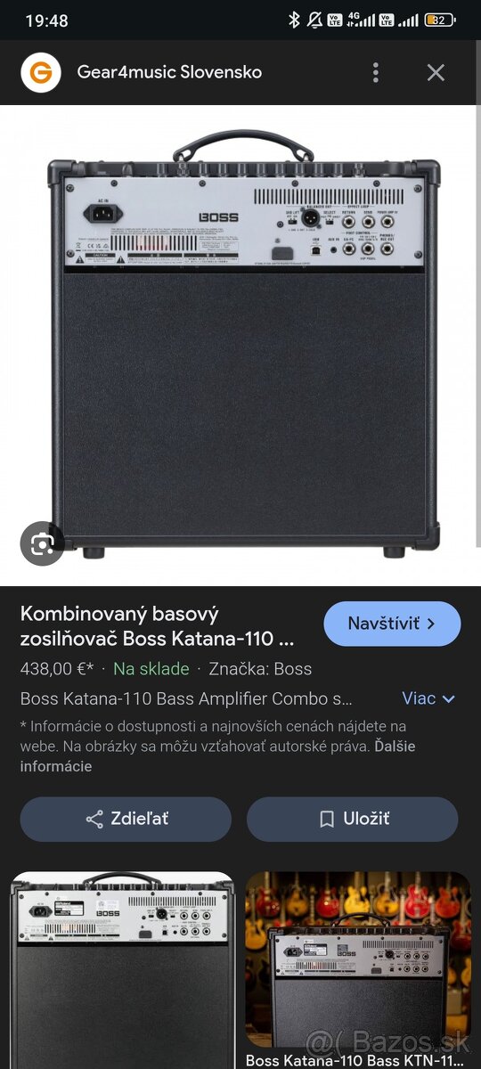 Kombo Boss Katana 110 basgitara - 3