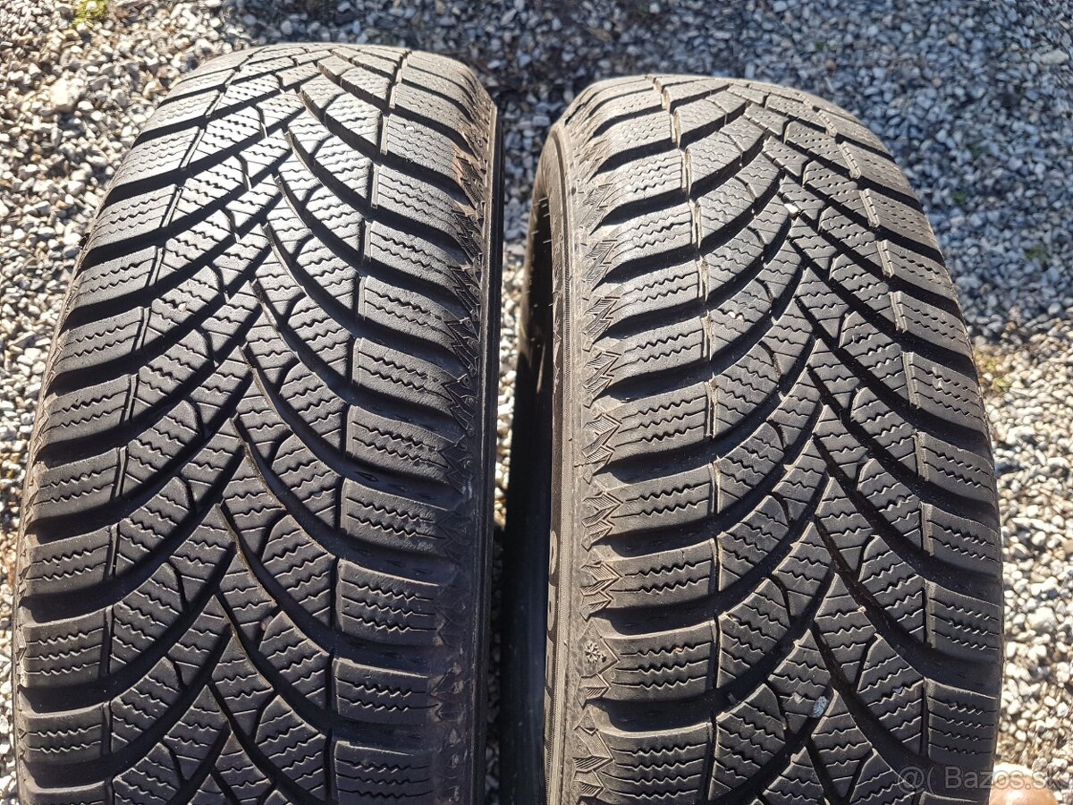 165/65 r15 zimné pneumatiky 2ks Semperit DOT2021 - 3