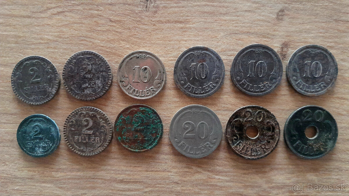 Staré maďarské pengo a fillér - 3
