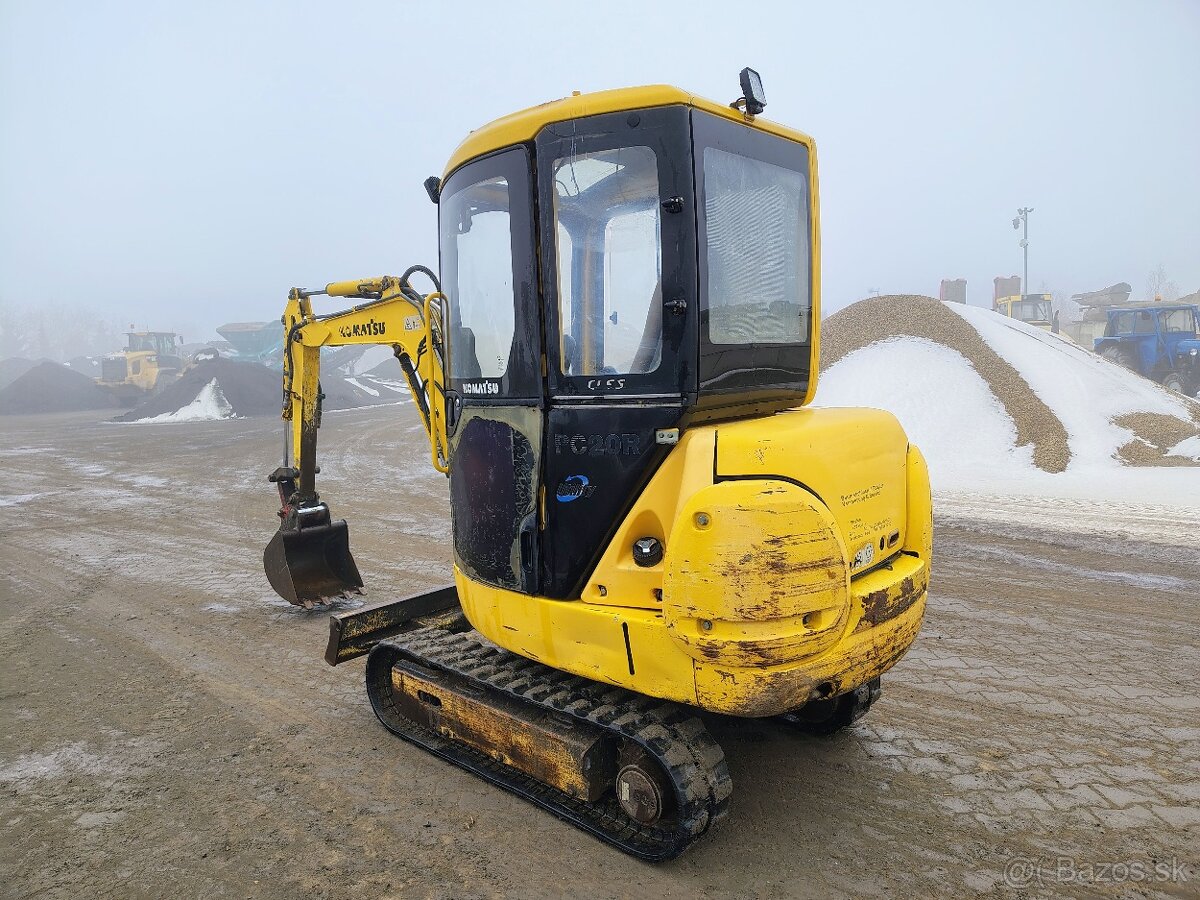 Minirypadlo Komatsu PC20R-8 - 3