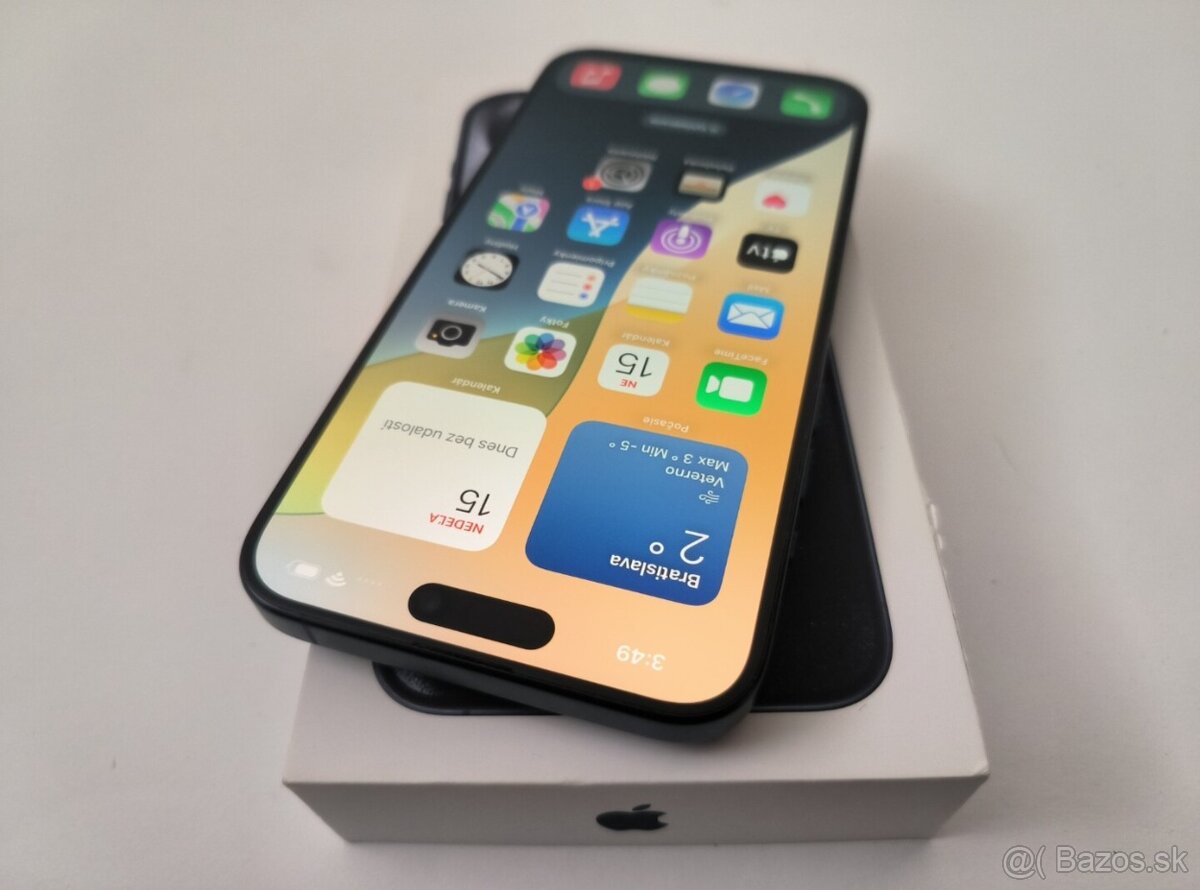 apple iphone 15 PRO MAX 256gb Blue Titanium / Batéria 100% - 3