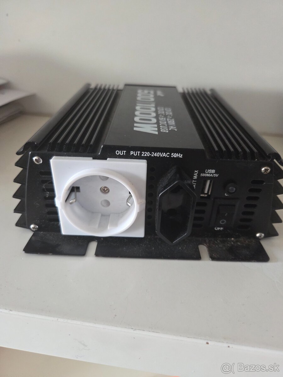 Menič napätia do auta 12/1000w - 3