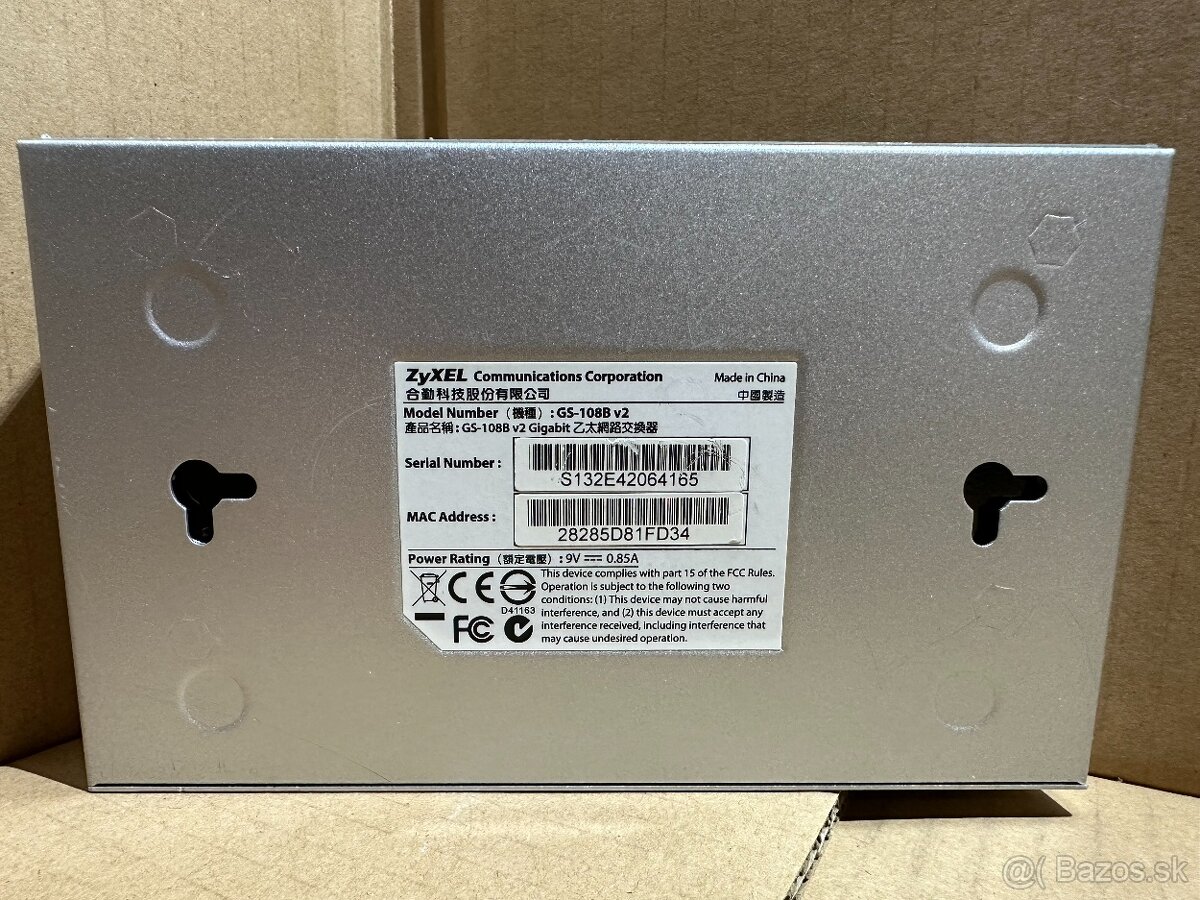 ZyXEL GS-108B v2 Gigabit - 3
