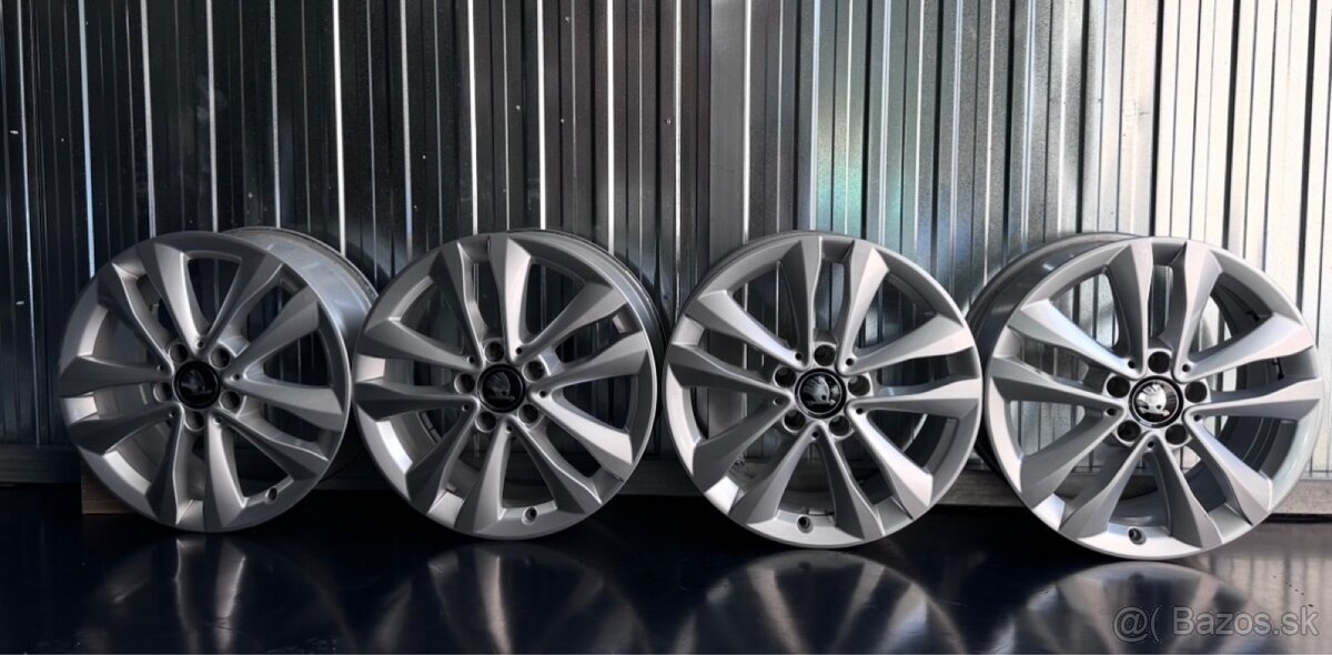 #9 Elektróny originál Škoda 5x112 r17 - 3